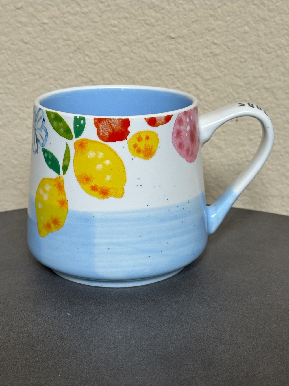 Morning Meadow Lemon Fruits Mug Coffee Cup Squeeze The Day - Perfect New